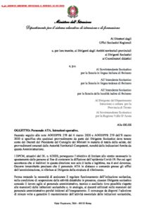 Nota prot. n. 323 del 10 marzo 2020